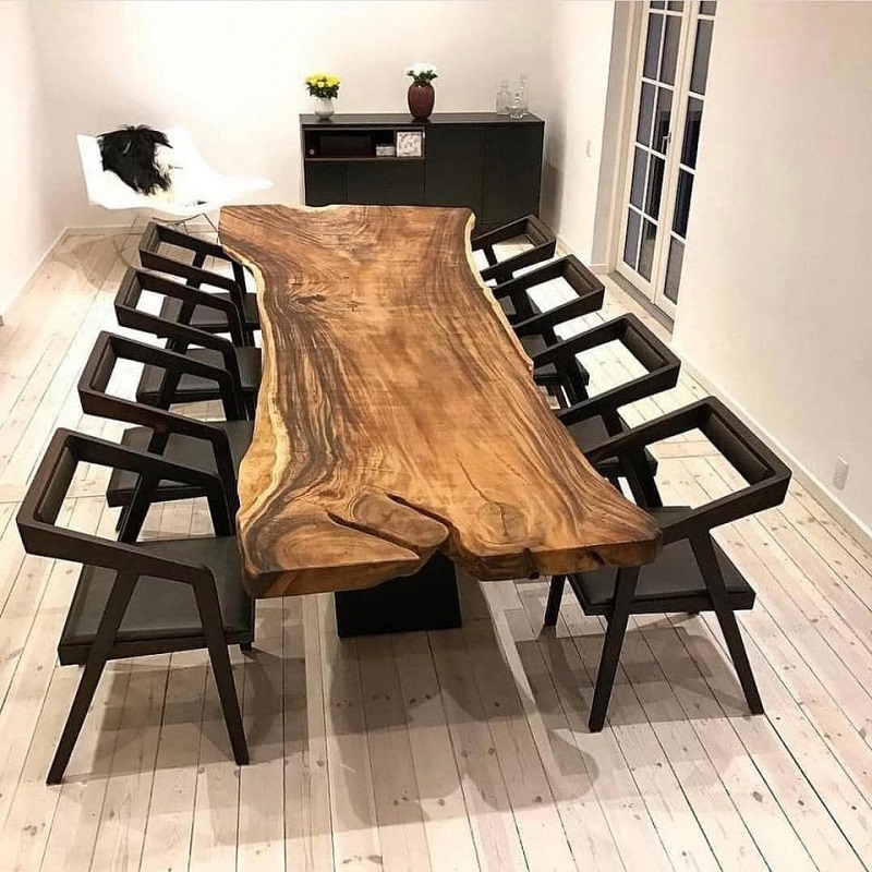 bàn ăn gỗ nguyên khối