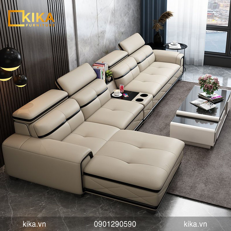 sofa góc chung cư 