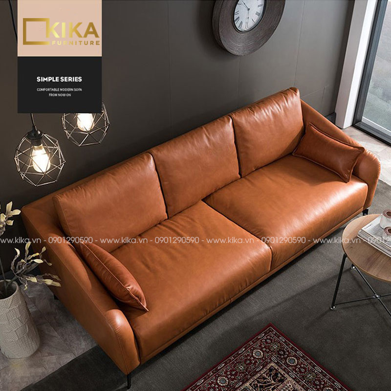 Sofa văng hiện đại SF95 thiết kế tay vịn mỏng