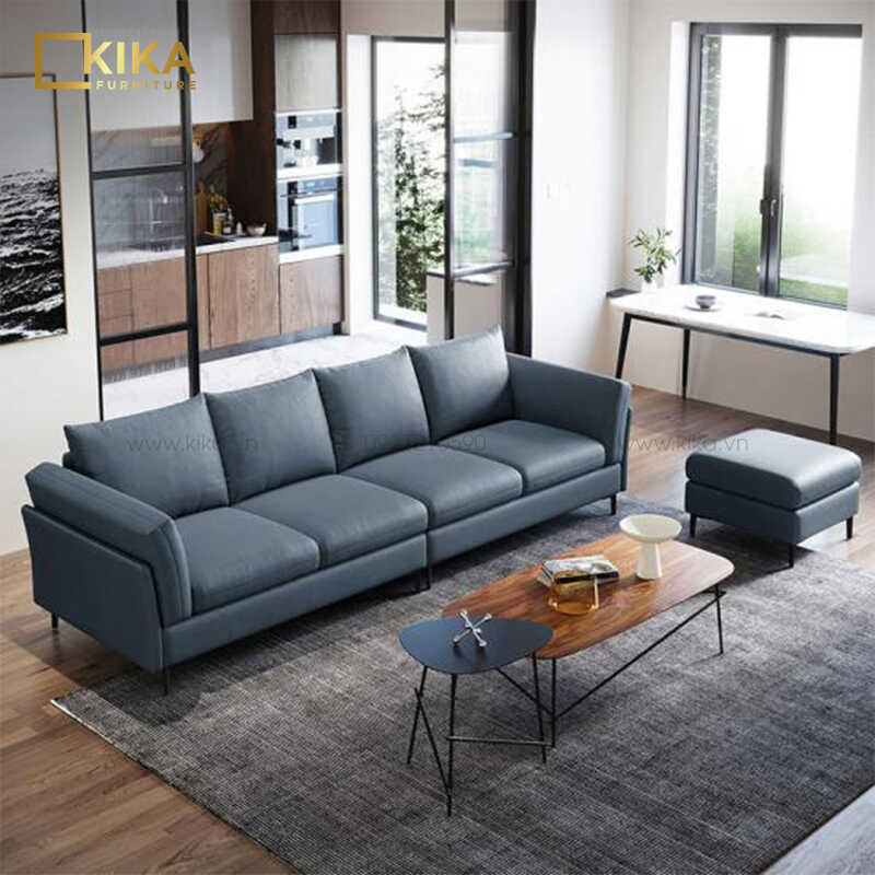 sofa SF98 màu xanh dương
