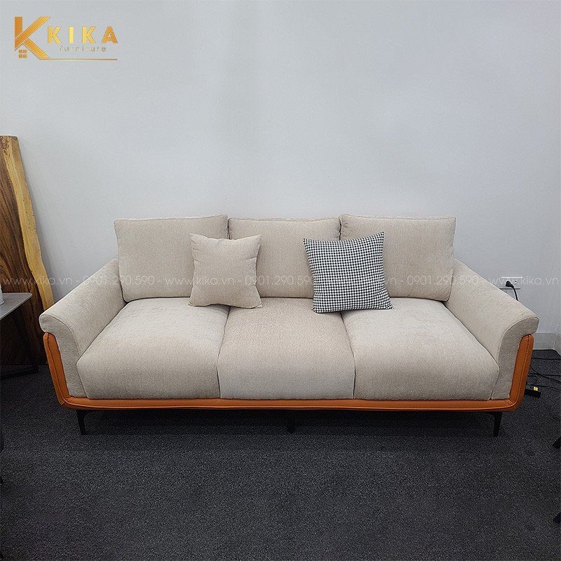hình ảnh mẫu ghế sofa dáng văng SF217 chụp thực tế tại showroom