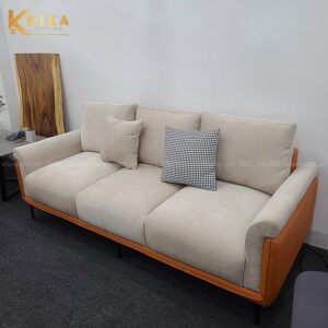 hình ảnh mẫu ghế sofa dáng văng SF217 chụp thực tế tại showroom