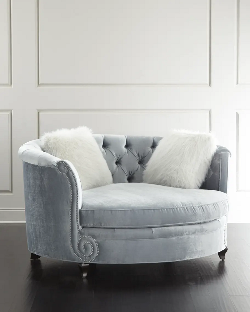 mẫu ghế sofa tròn tân cổ điển 