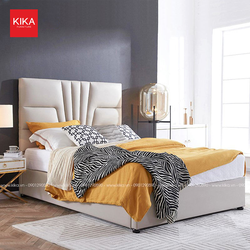 Giường ngủ bọc da thiết kế độc đáo - GN27 4 Giường ngủ