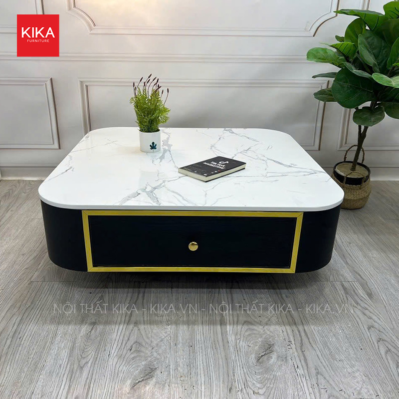 Bàn trà vuông phủ Laminate sang trọng - BT86 5 ban tra vuong phu laminate sang trong bt86 2