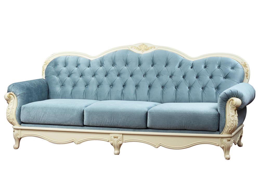 sofa bọc da mang phong cách vintage