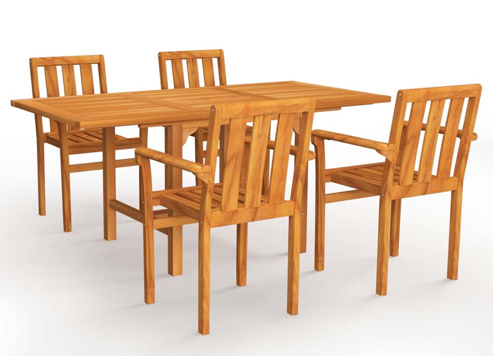 bộ bàn ăn gỗ tần bì 4 ghế thiết kế đơn giản