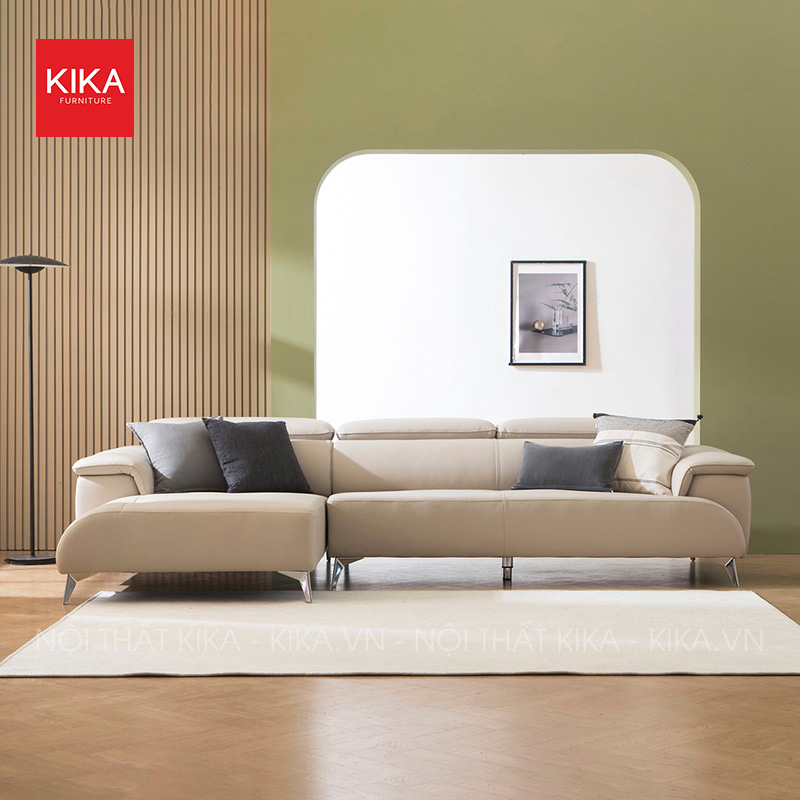 Ghế sofa góc phòng khách phong cách hiện đại - SF250 4 sofa da
