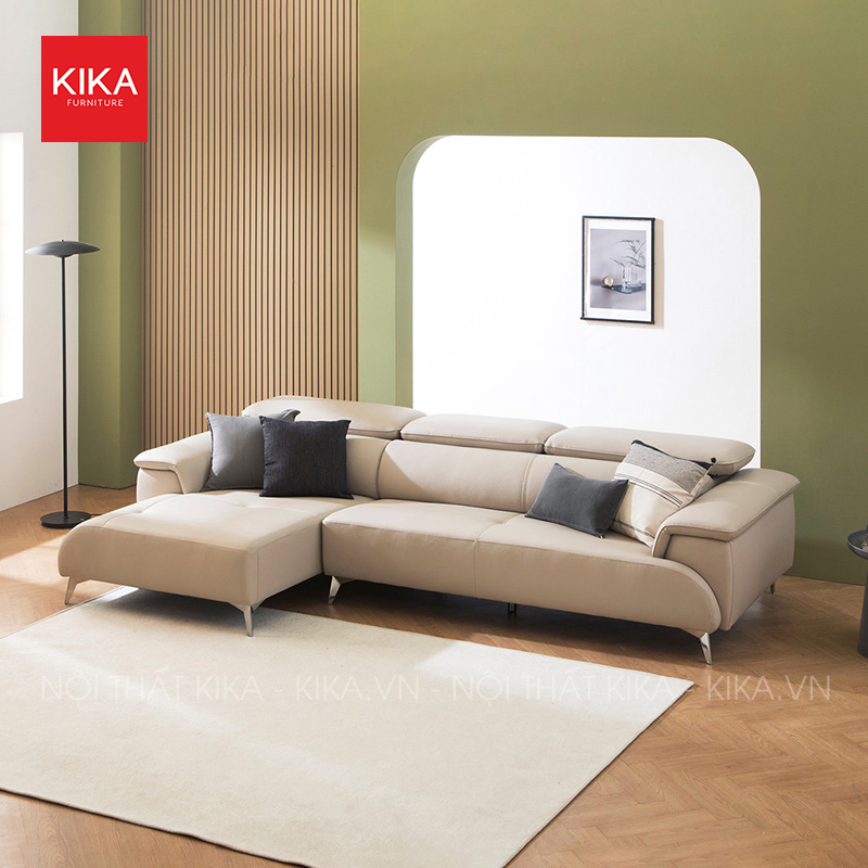 Ghế sofa góc phòng khách phong cách hiện đại - SF250 5 sofa da