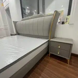 giường ngủ GN41 kết hợp cùng tủ đầu giường
