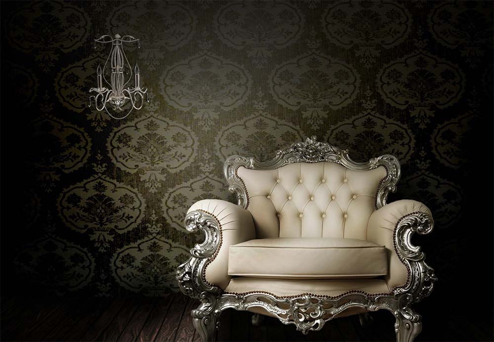 sofa đơn phong cách hoàng gia quý tộc