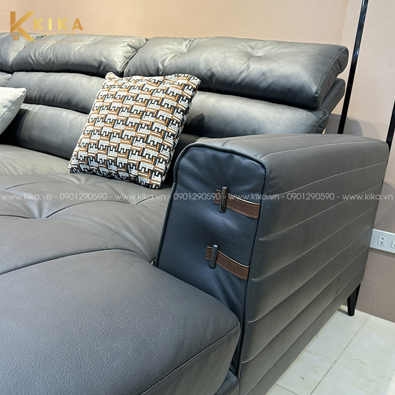 Ghế sofa vải công nghệ Sf274 dáng góc kích thước lớn