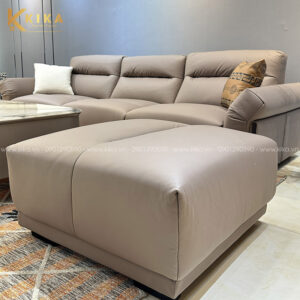 Ghế sofa SF275 vải công nghệ dáng văng kèm đôn