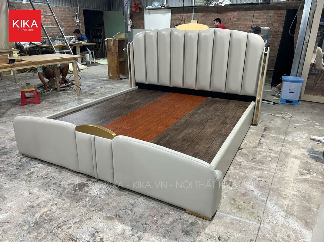 Giường ngủ bọc nệm kiểu dáng mới - GN57 5 giường ngủ