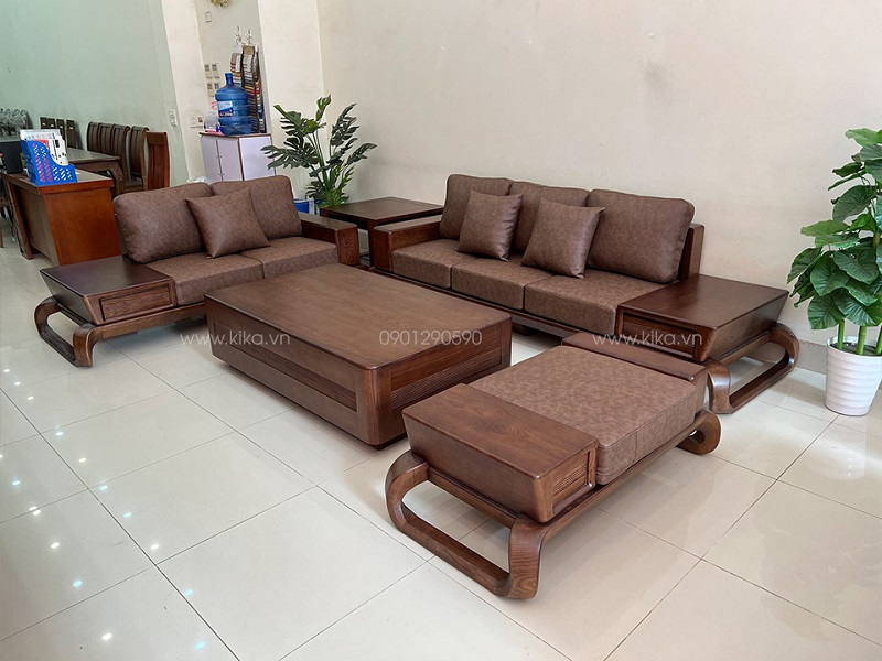 kích thước ghế sofa gỗ hiện đại 