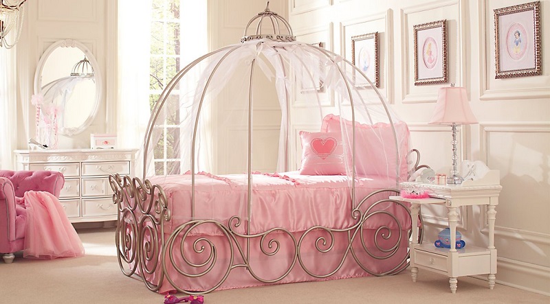 Giường ngủ cute phong cách bí ngô 