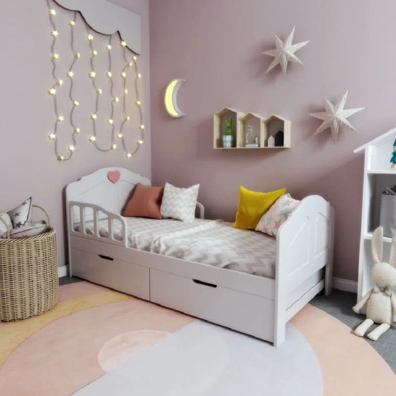 Giường ngủ trẻ em bằng nhựa ngôi sao 