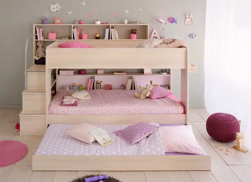Giường trẻ em bằng gỗ đa năng 