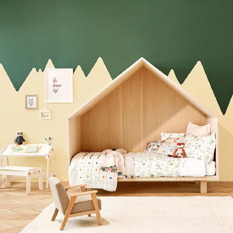 Giường trẻ em bằng gỗ 
