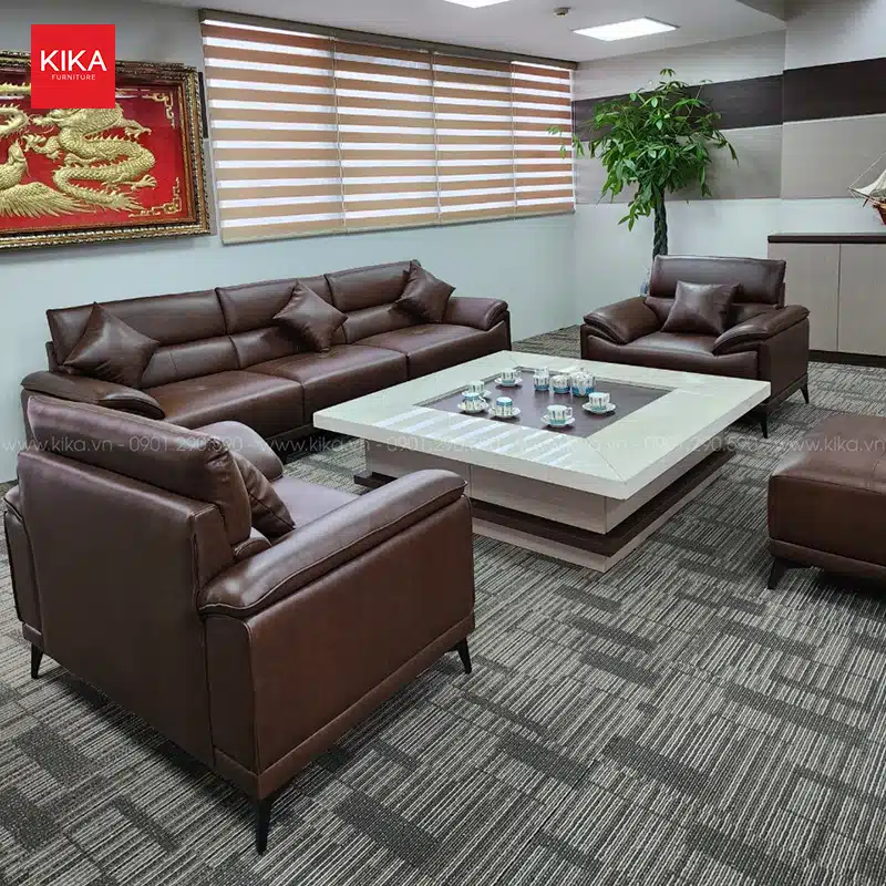 Ghế sofa văng bọc da Hàn Quốc hiện đại - SF288 26 ghế sofa