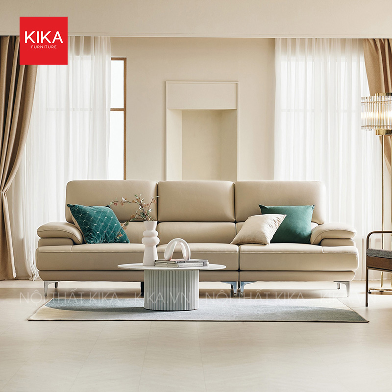 Ghế sofa văng hiện đại bọc da Hàn sang trọng - SF309 10 sofa da