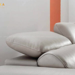 ghế sofa Sf327 dáng văng bọc da Hàn thiết kế tỉ mỉ