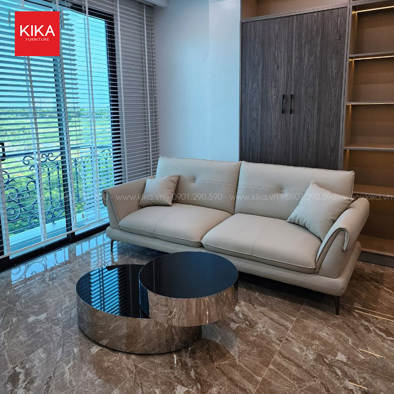 Ghế sofa văng da Hàn Quốc hiện đại thanh lịch - SF362 10 sofa văng