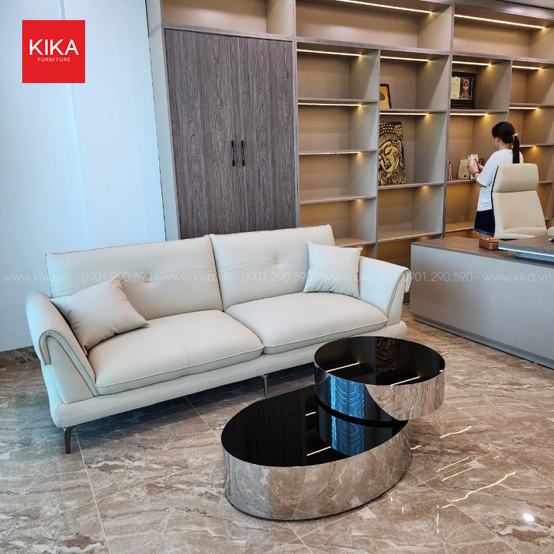 Ghế sofa văng da Hàn Quốc hiện đại thanh lịch - SF362 11 sofa da