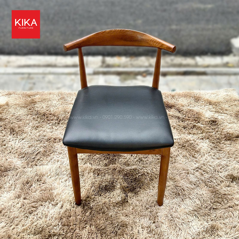 Ghế ăn gỗ Cao Su đệm da êm ái - GA106 11 ghe an go cao su dem da em ai ga106 4