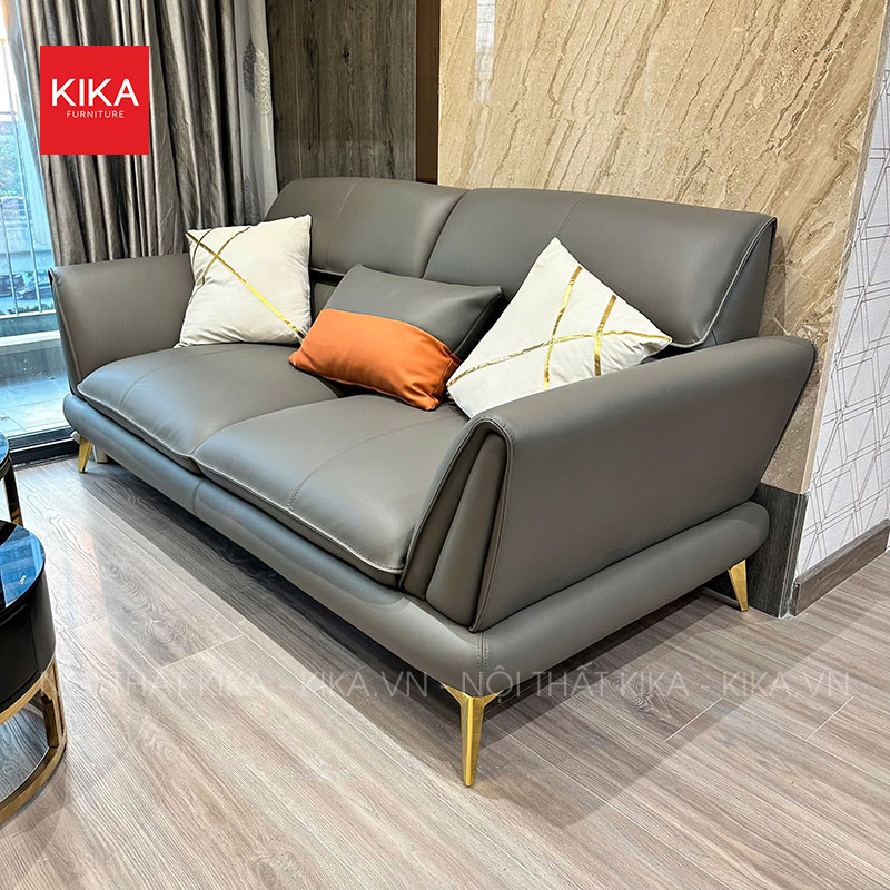 Ghế sofa văng da Hàn hiện đại - SF374 42 sofa da