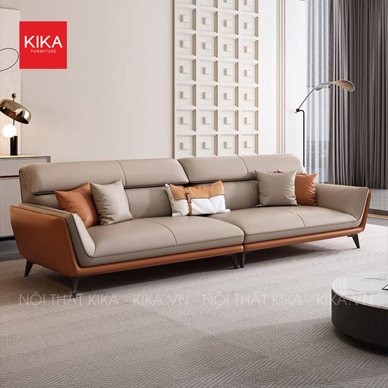 Ghế sofa văng da Hàn hiện đại - SF374 32 sofa da
