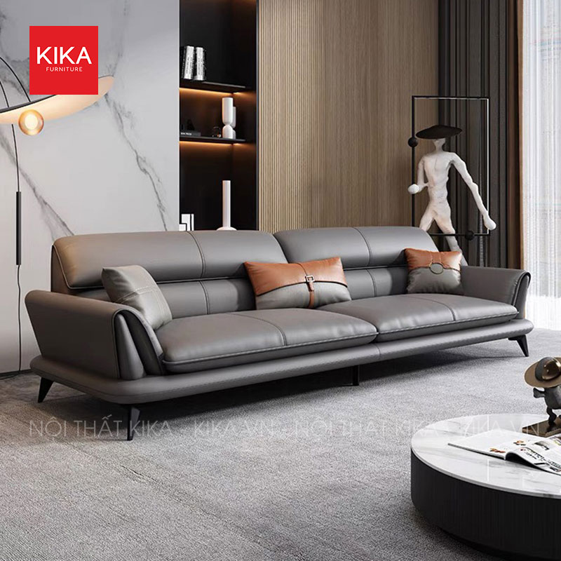 Ghế sofa văng da Hàn hiện đại - SF374 35 sofa da