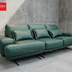 Ghế sofa văng bọc da Microfiber màu xanh - SF377 11 ghe sofa vang boc da microfiber mau xanh sf377 2 5