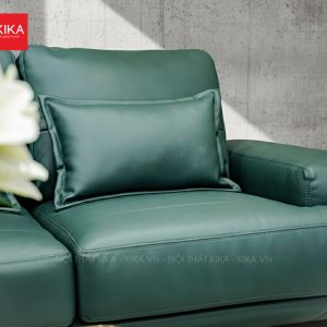 Ghế sofa văng bọc da Microfiber màu xanh - SF377 10 ghe sofa vang boc da microfiber mau xanh sf377 2 6