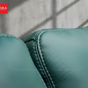 Ghế sofa văng bọc da Microfiber màu xanh - SF377 7 chất liệu sofa da SF377