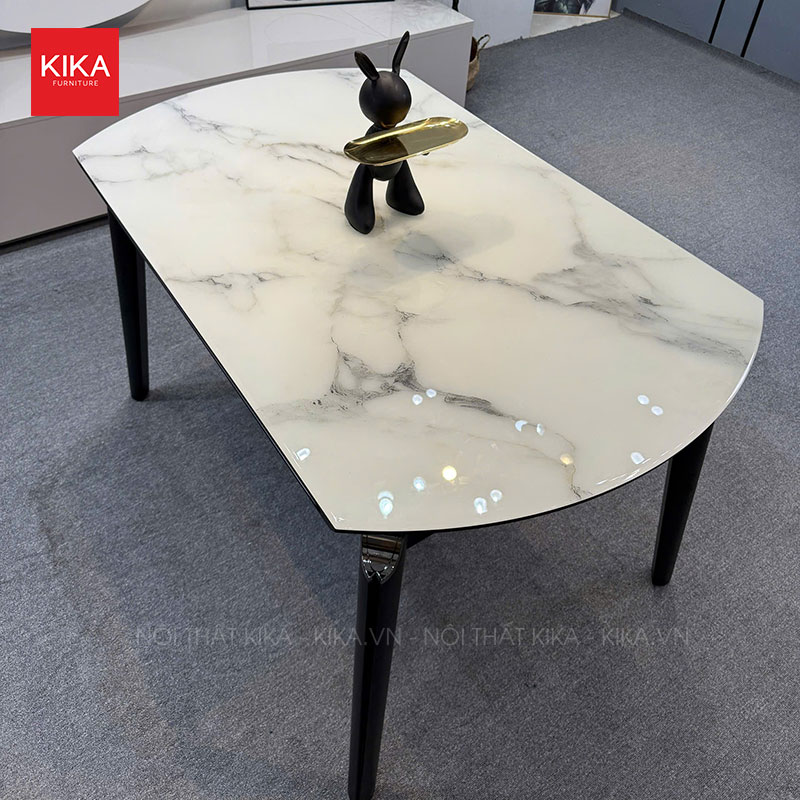 Bàn ăn thông minh mặt đá Ceramic có thể gập xuống tiện lợi - BA435 14 ban an thong minh mat da ceramic khung go cao cap ba345 6