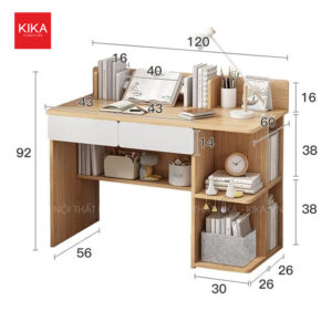 ban hoc lam viec go mdf phu melamine kich thuoc nho bh13 2