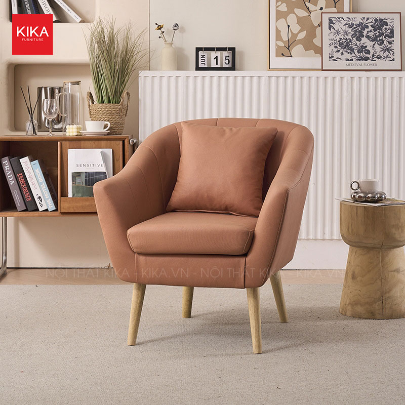 Ghế sofa đơn bọc vải phòng khách tiện nghi - SF401 6 sofa đơn