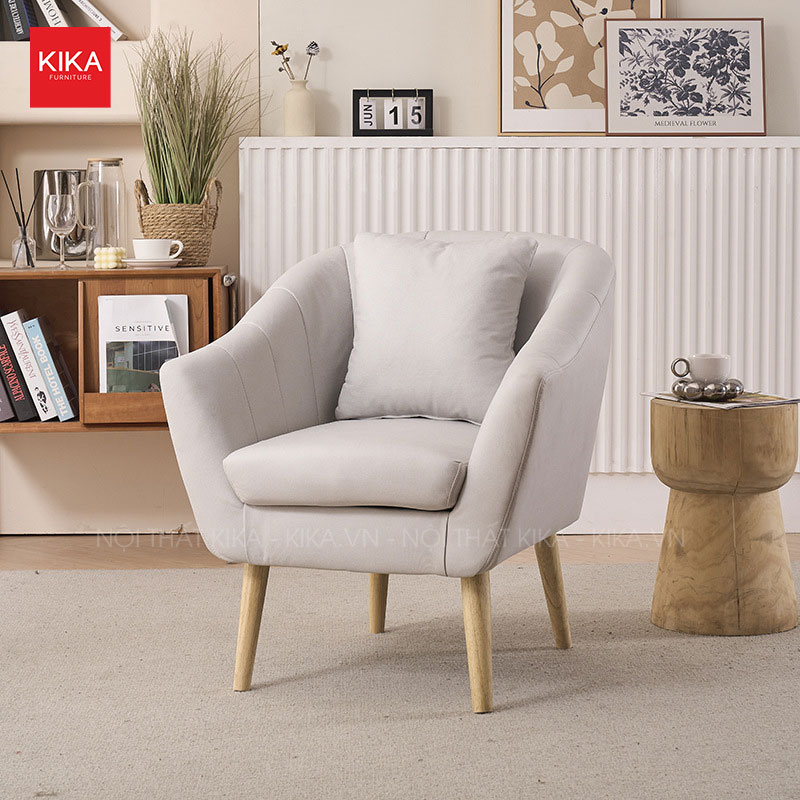 Ghế sofa đơn bọc vải phòng khách tiện nghi - SF401 7 sofa đơn