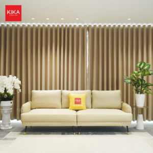 Ghế sofa văng bọc da nhân tạo thiết kế thanh lịch, sang trọng - SF404