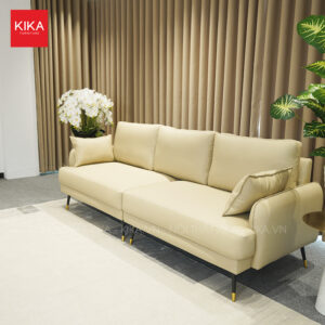 ghe sofa vang boc da nhan tao thiet ke thanh lich sang trong sf404 2