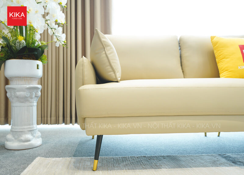 ghe sofa vang boc da nhan tao thiet ke thanh lich sang trong sf404 3