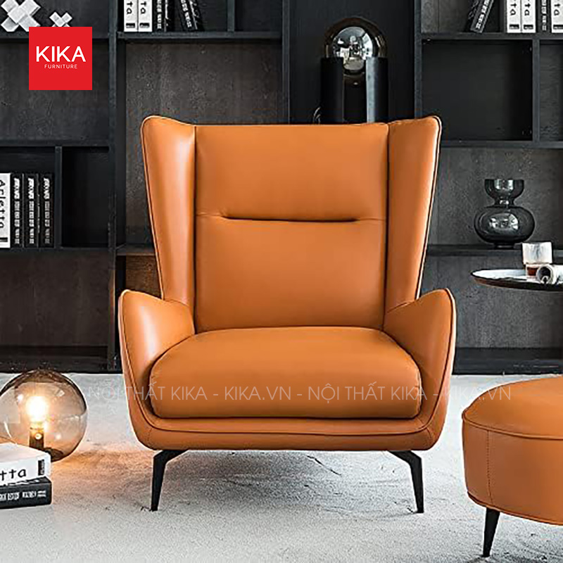 Ghế armchair bọc da phong cách Bắc Âu hiện đại - AC02 8 ghe thu gian boc da phong cach bac au hien dai gt35 3