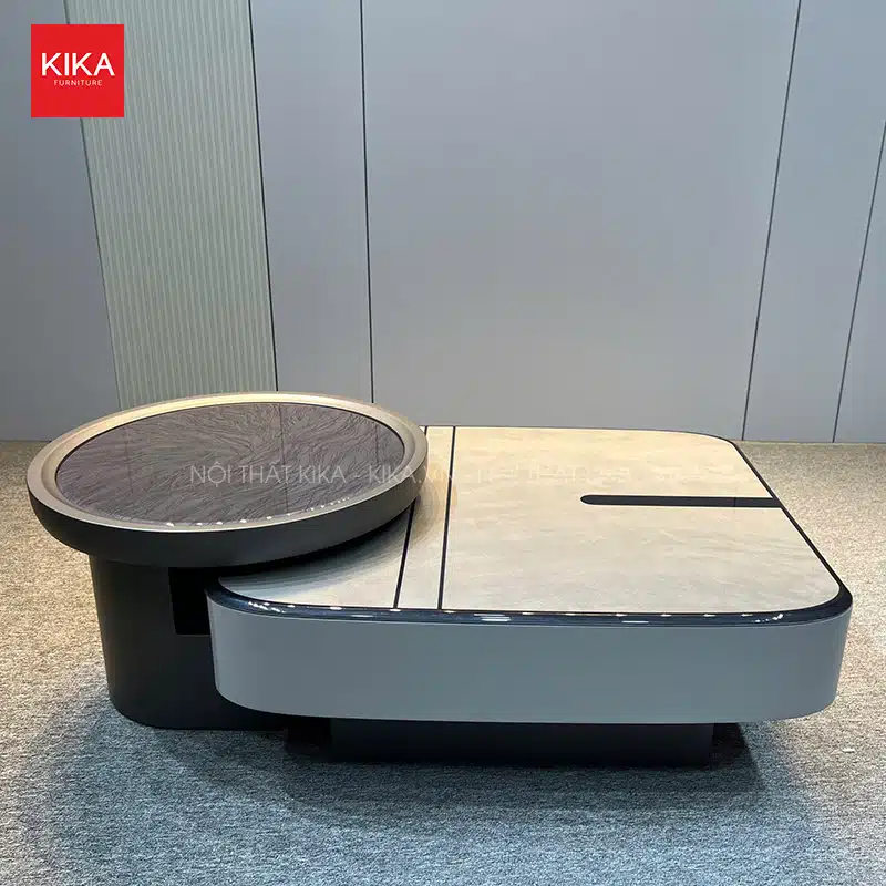 Bàn trà đôi mặt đá Ceramic hiện đại có ngăn kéo - BT319 9 ban tra doi mat da ceramic hien dai co ngan keo bt319 2