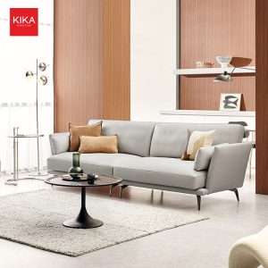 Ghế sofa văng bọc da thiết kế tinh tế, hiện đại - SF423