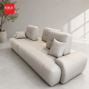 Sofa da Microfiber cao cấp tựa lưng di động - SF427