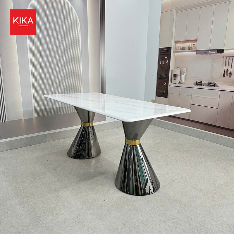 Bộ bàn ăn 6 ghế cao cấp thiết kế tinh tế sang trọng - BA489 6 Bộ bàn ăn 6 ghế cao cấp thiết kế tinh tế sang trọng - BA489