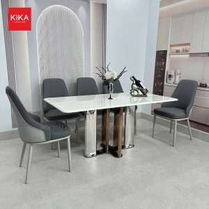Bộ bàn ăn 6 ghế sang trọng, hiện đại - BA487