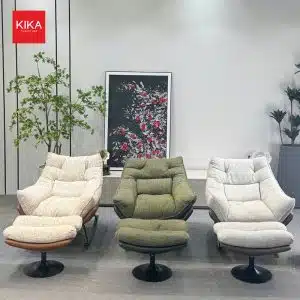 Ghế thư giãn bập bênh bọc nỉ hiện đại - GT52